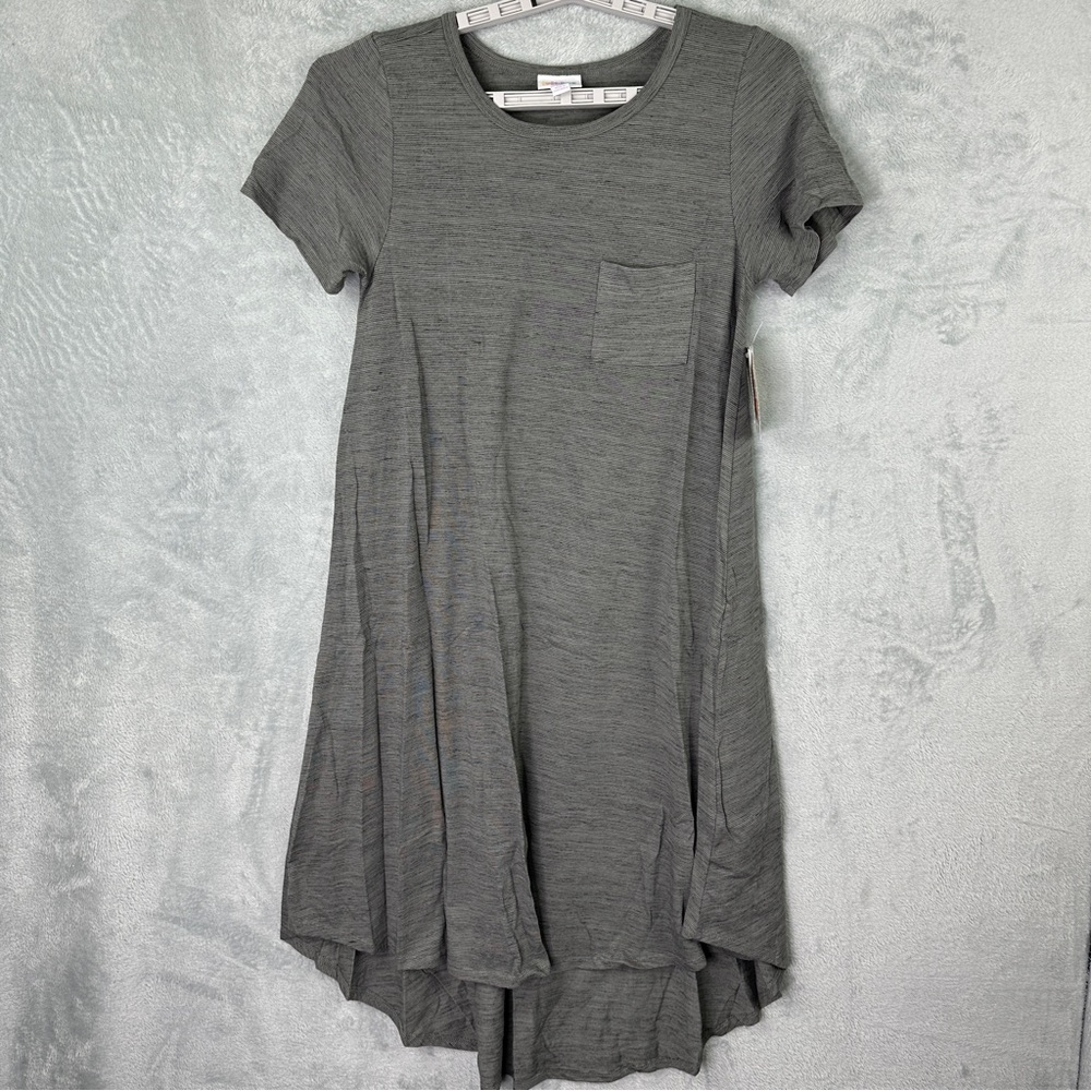 LuLaRoe‎ Carly dress gray size xs